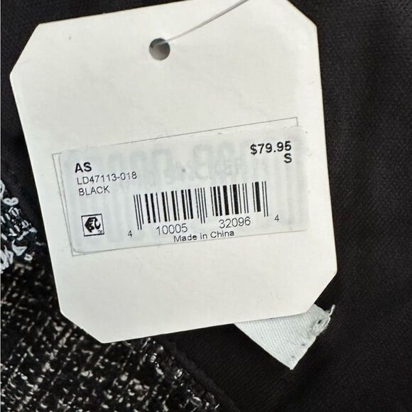 Altar’d State Black White Tweed Bustier Mini Dress NWT Size Small - Picture 4 of 7